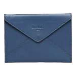 Navy Leather Berluti Clutch