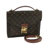 Brown Canvas Louis Vuitton Monceau