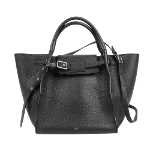 Black Leather Celine Tote