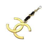 Gold Metal Chanel Charm