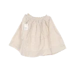 Beige Canvas Jil Sander Skirt