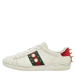 White Leather Gucci Sneakers