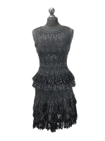 Black Fabric Alaïa Dress