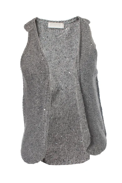 Grey Wool Zadig & Voltaire Vest