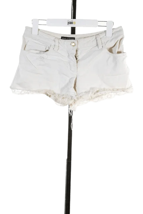 White Cotton Dolce & Gabbana Shorts