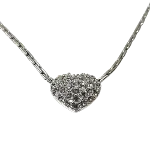 Silver Metal SWAROVSKI Necklace