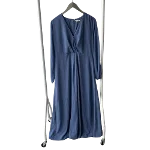 Blue Polyester Riccovero Dress