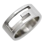 Silver Silver Gucci Ring