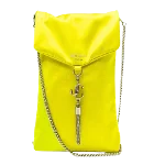 Yellow Canvas Jimmy Choo Crossbody Bag