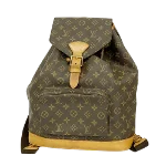 Brown Canvas Louis Vuitton Montsouris