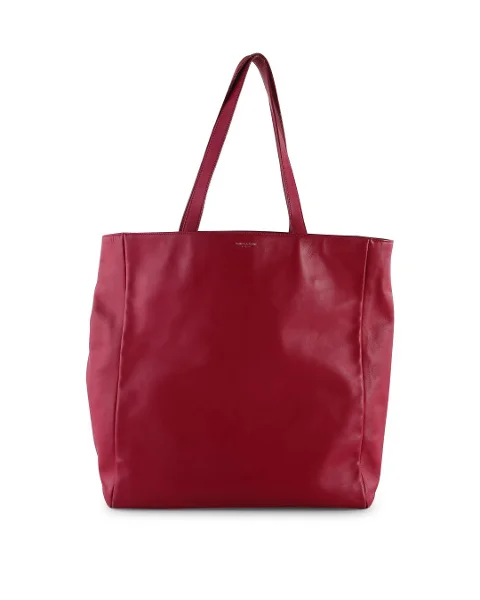 Red Leather Saint Laurent Tote