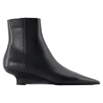 Black Leather Totême Boot