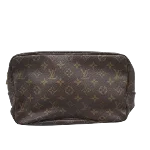 Brown Fabric Louis Vuitton Trousse Toilette