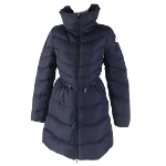 Navy Canvas Moncler Coat