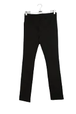 Black Fabric FRAME Pants