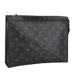 Black Canvas Louis Vuitton Pochette Homme