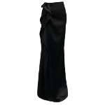 Black Fabric Dries Van Noten Skirt