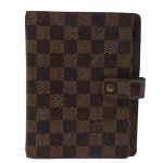 Brown Canvas Louis Vuitton Agenda