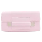 Pink Leather Delvaux Wallet