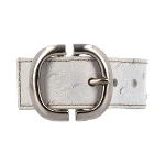 White Leather Prada Bracelet