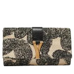 Black Canvas Yves Saint Laurent Clutch