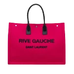 Pink Wool Yves Saint Laurent Tote