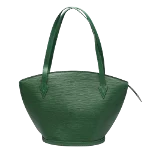 Green Leather Louis Vuitton Saint Jacques