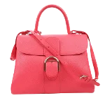 Pink Leather Delvaux Handbag