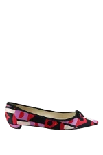 Multicolor Fabric Prada Flats