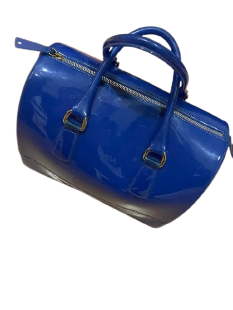 Blue Plastic Furla Handbag