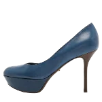 Blue Leather Sergio Rossi Heels