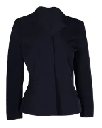 Black Polyester Prada Blazer