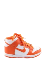 Orange Leather Nike Sneakers