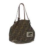 Brown Canvas Fendi Handbag