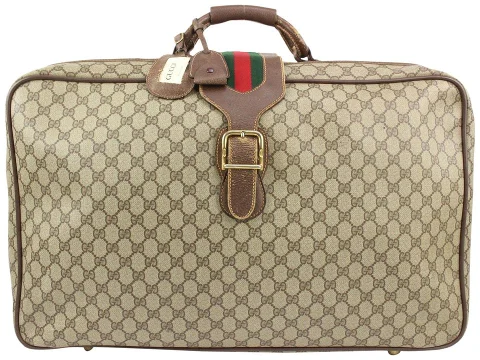 Gucci Xl Supreme Gg Web Suitcase Soft Trunk Luggage S210g66