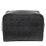 Black Leather Karl Lagerfeld Clutch