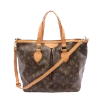 Brown Leather Louis Vuitton Palermo