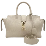 Beige Leather Yves Saint Laurent Handbag