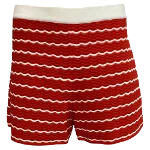 Red Fabric Carolina Herrera Shorts