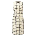 Beige Wool Oscar de la Renta Dress