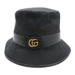 Black Canvas Gucci Hat