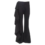 Black Polyester Solace London Pants