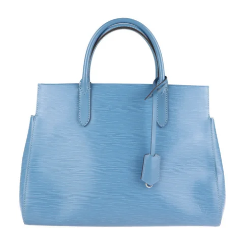 Blue Leather Louis Vuitton Marly Dragonne