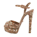 Beige Suede Le Silla Sandal