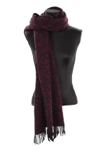 Burgundy Wool The Kooples Scarf