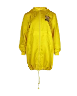 Yellow Nylon Moschino Coat