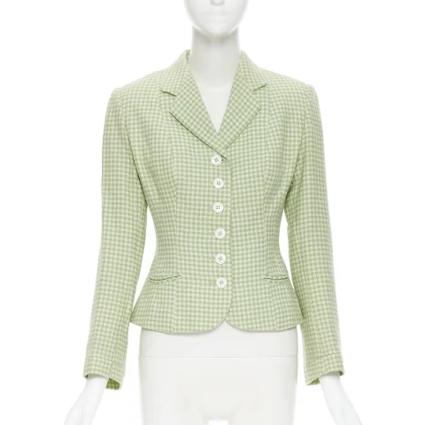 Green Wool Blumarine Jacket