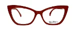 Red Fabric Max Mara Sunglasses