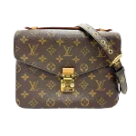 Brown Canvas Louis Vuitton Pochette Métis