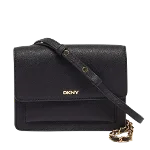 Black Fabric DKNY Shoulder Bag